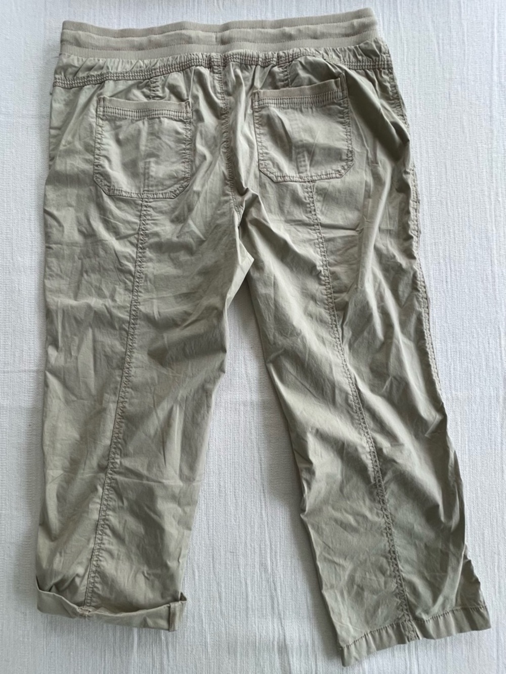 KHAKIS & COMPANY Classic Apparel Utility Convertable Length Capri Women Size 8 - Picture 4 of 16